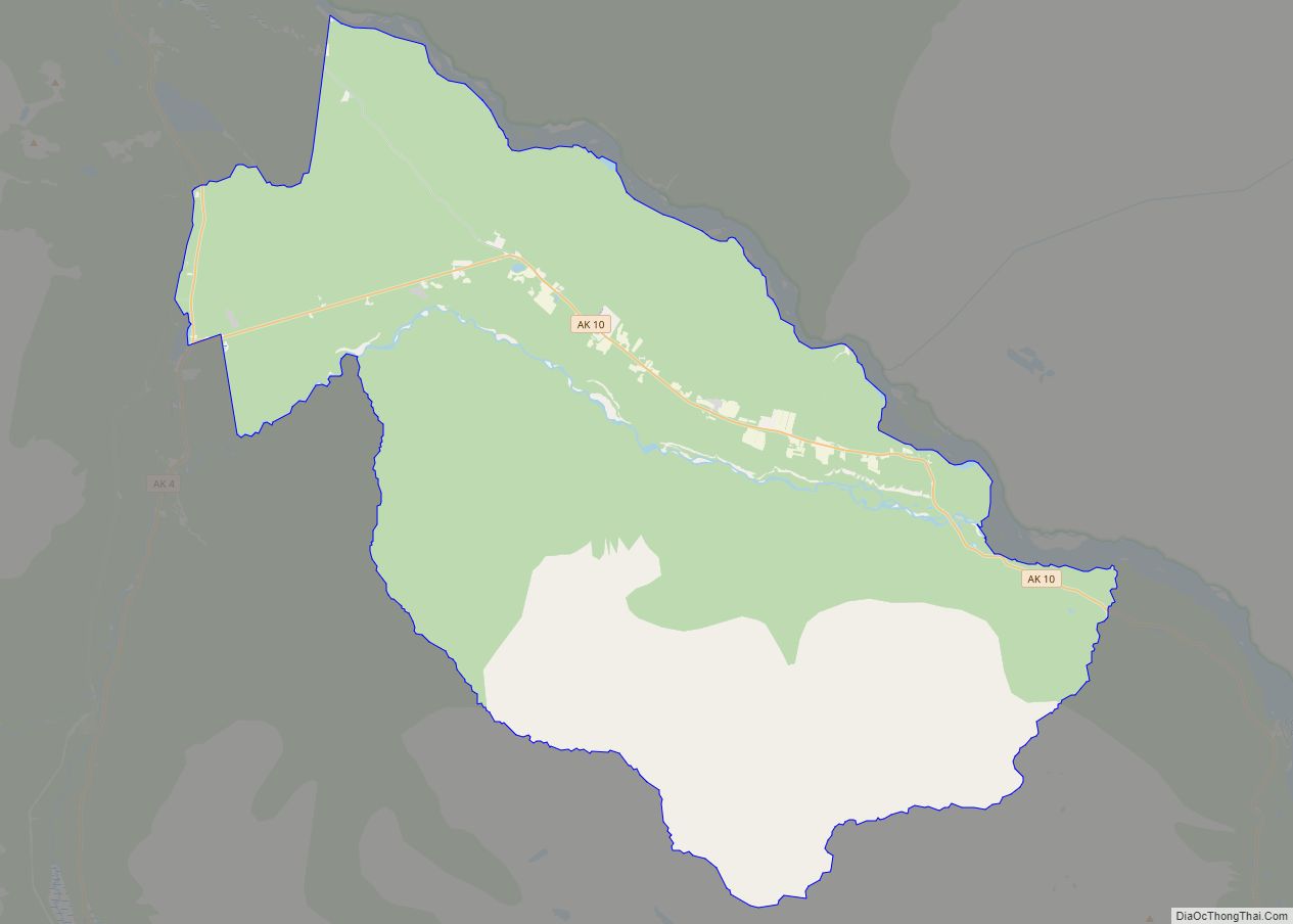 Map of Kenny Lake CDP
