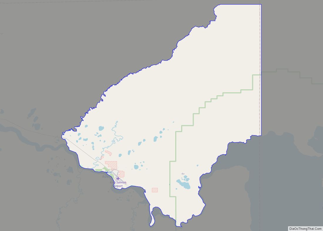 Map of King Salmon CDP