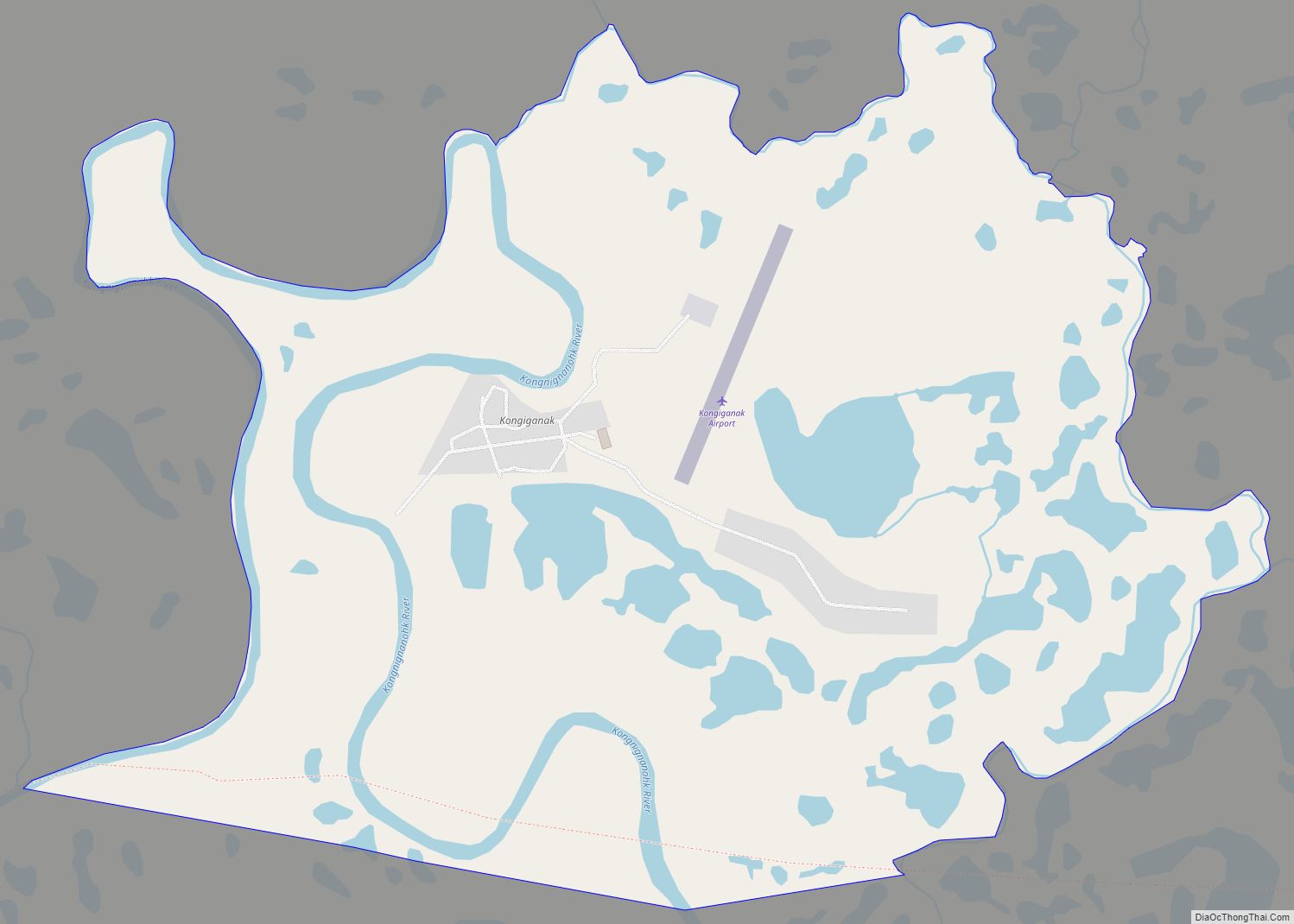 Map of Kongiganak CDP