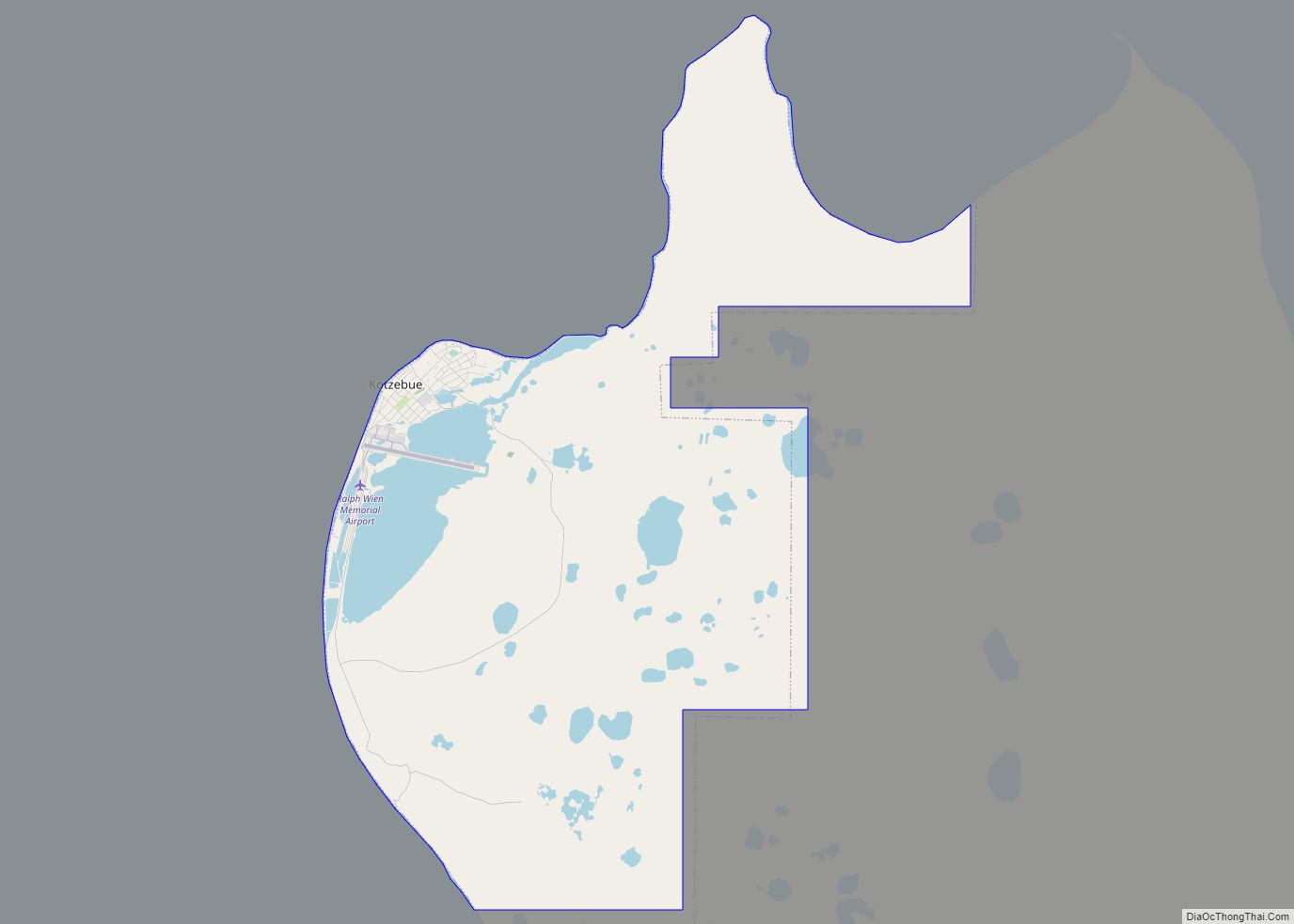 Map of Kotzebue city