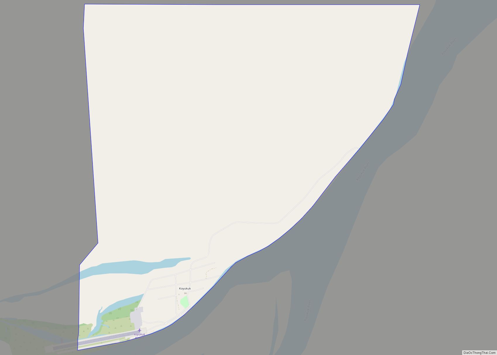 Map of Koyukuk city