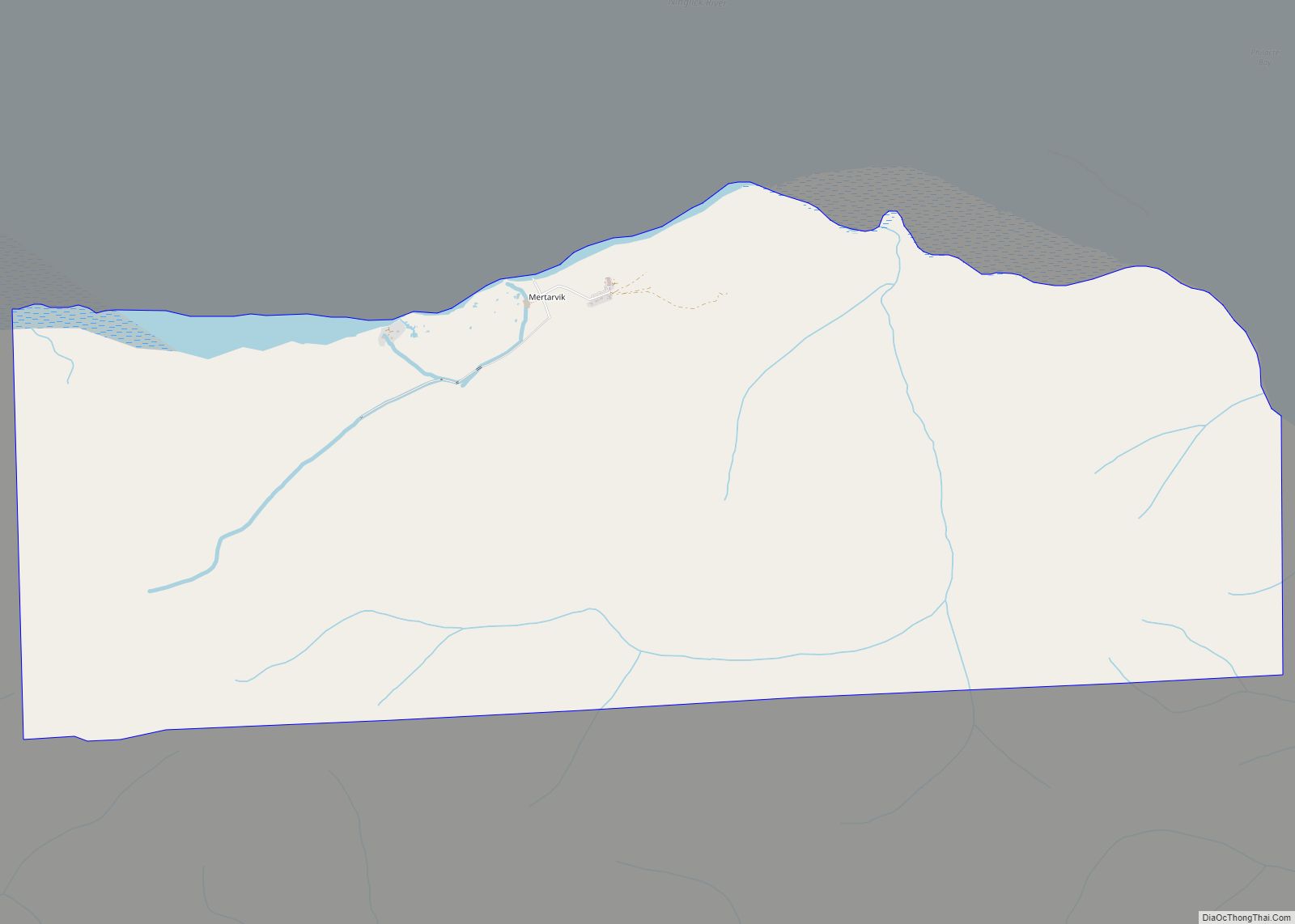 Map of Mertarvik CDP