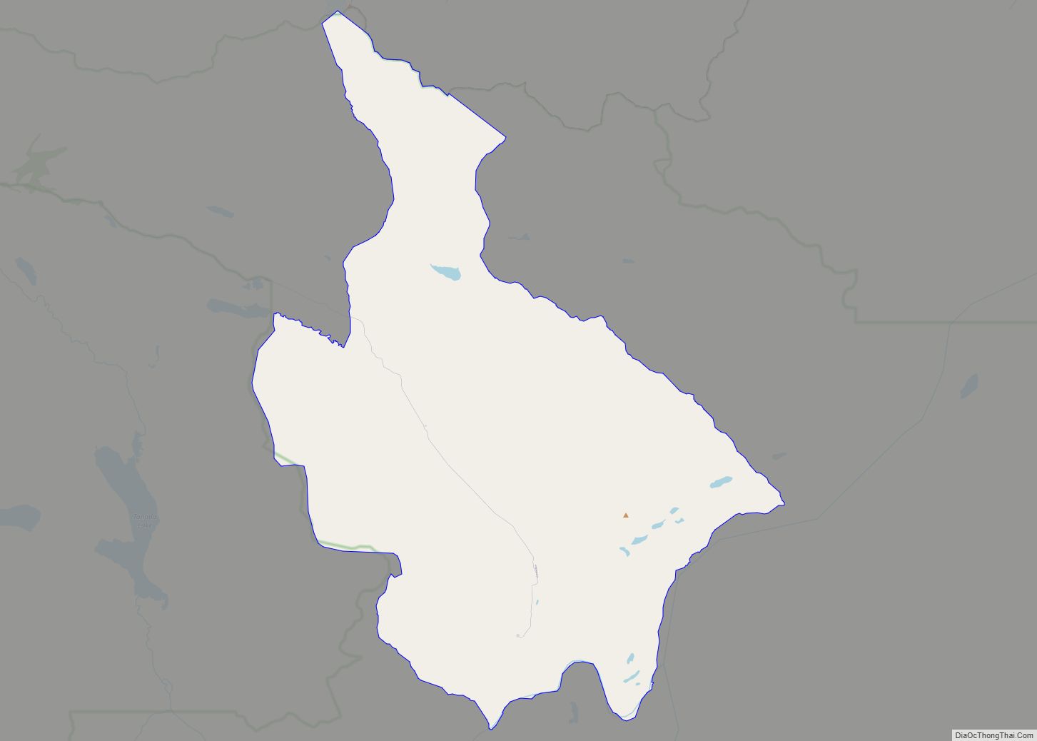 Map of Nabesna CDP