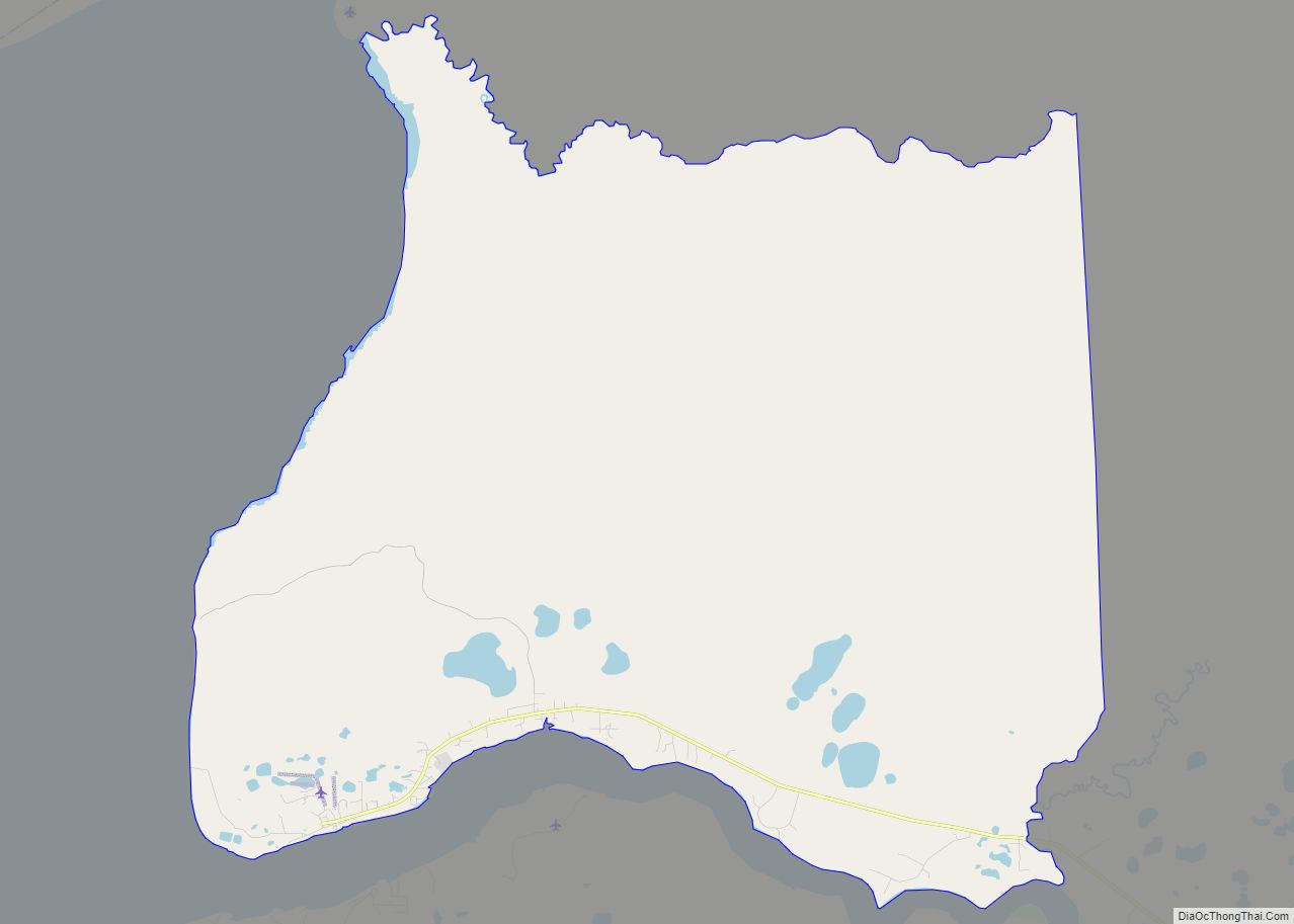 Map of Naknek CDP