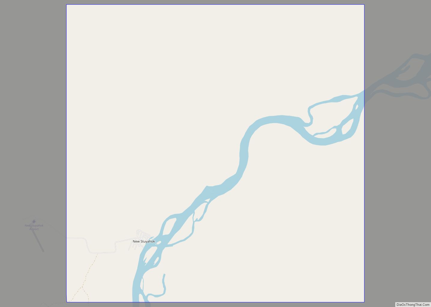 Map of New Stuyahok city