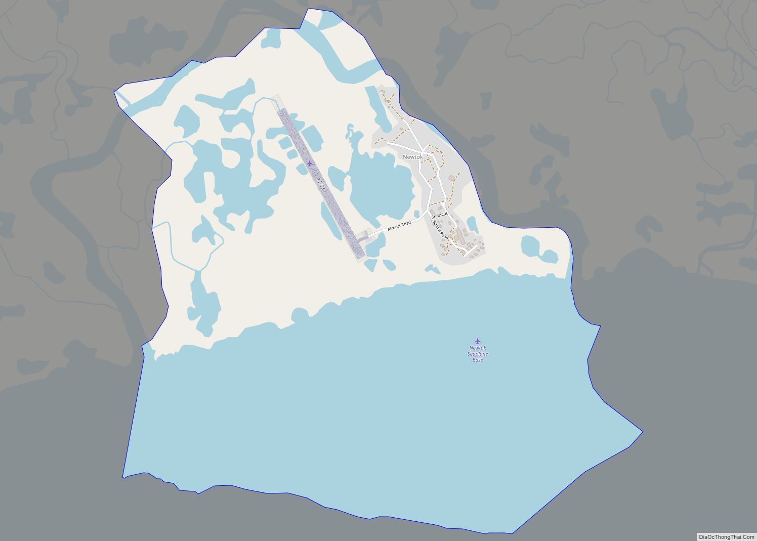 Map of Newtok CDP