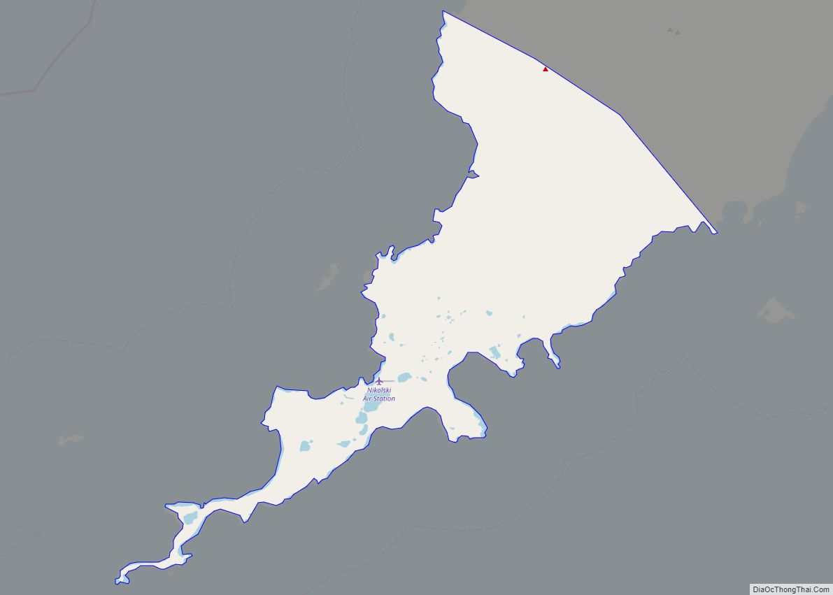 Map of Nikolski CDP