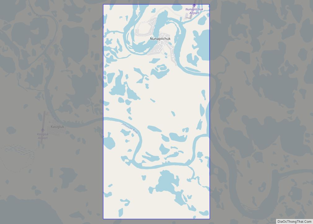 Map of Nunapitchuk city