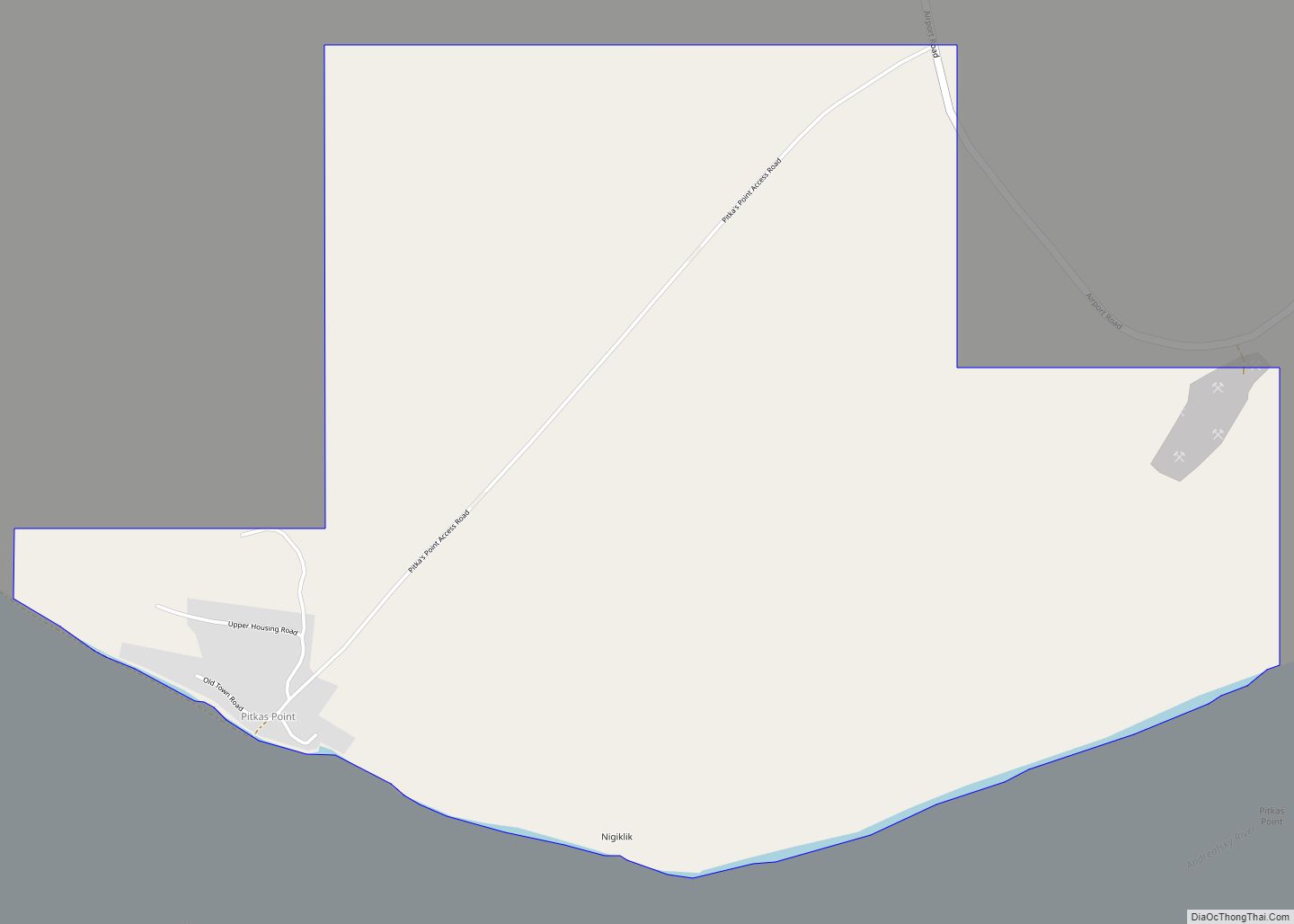 Map of Pitkas Point CDP