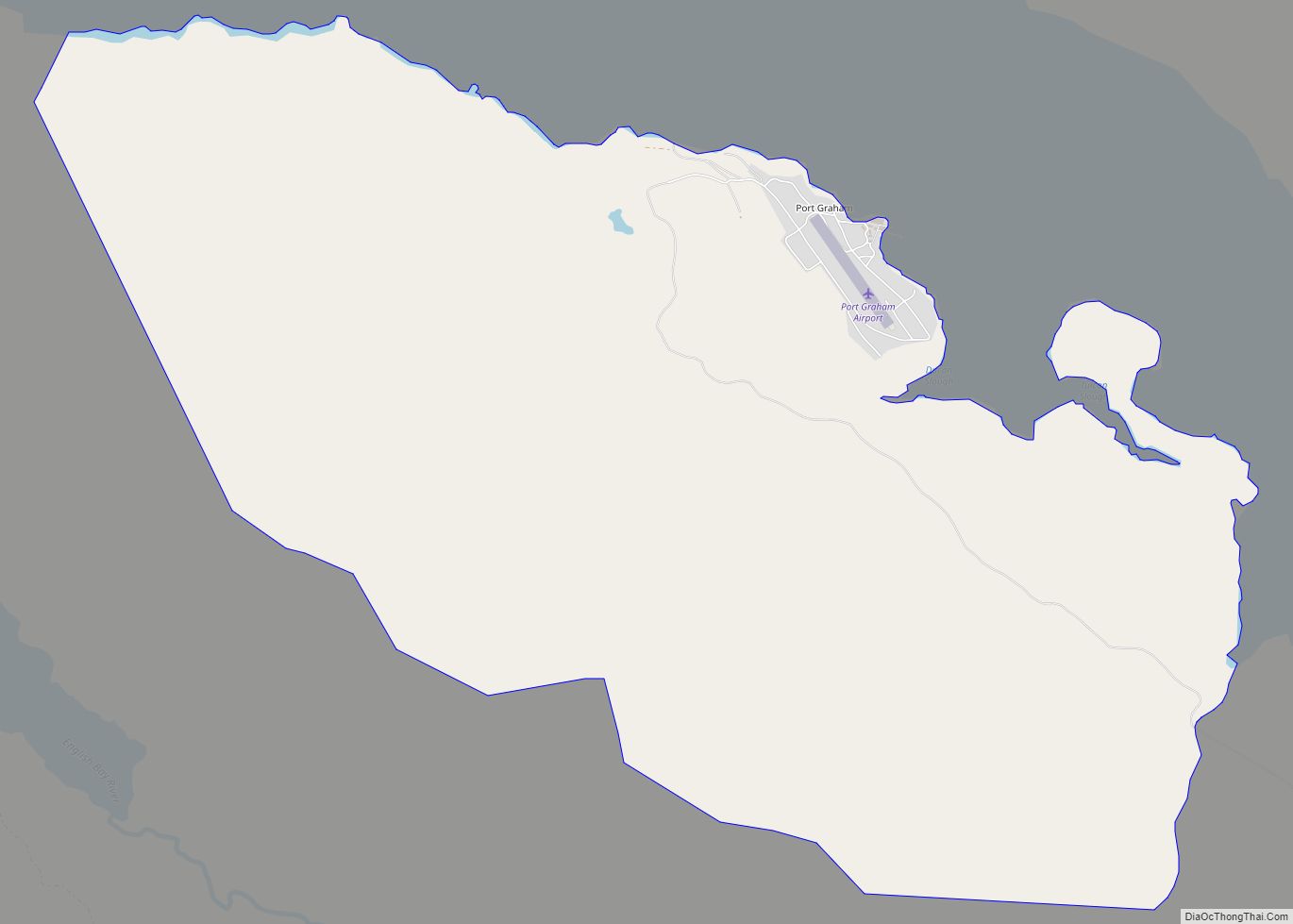 Map of Port Graham CDP