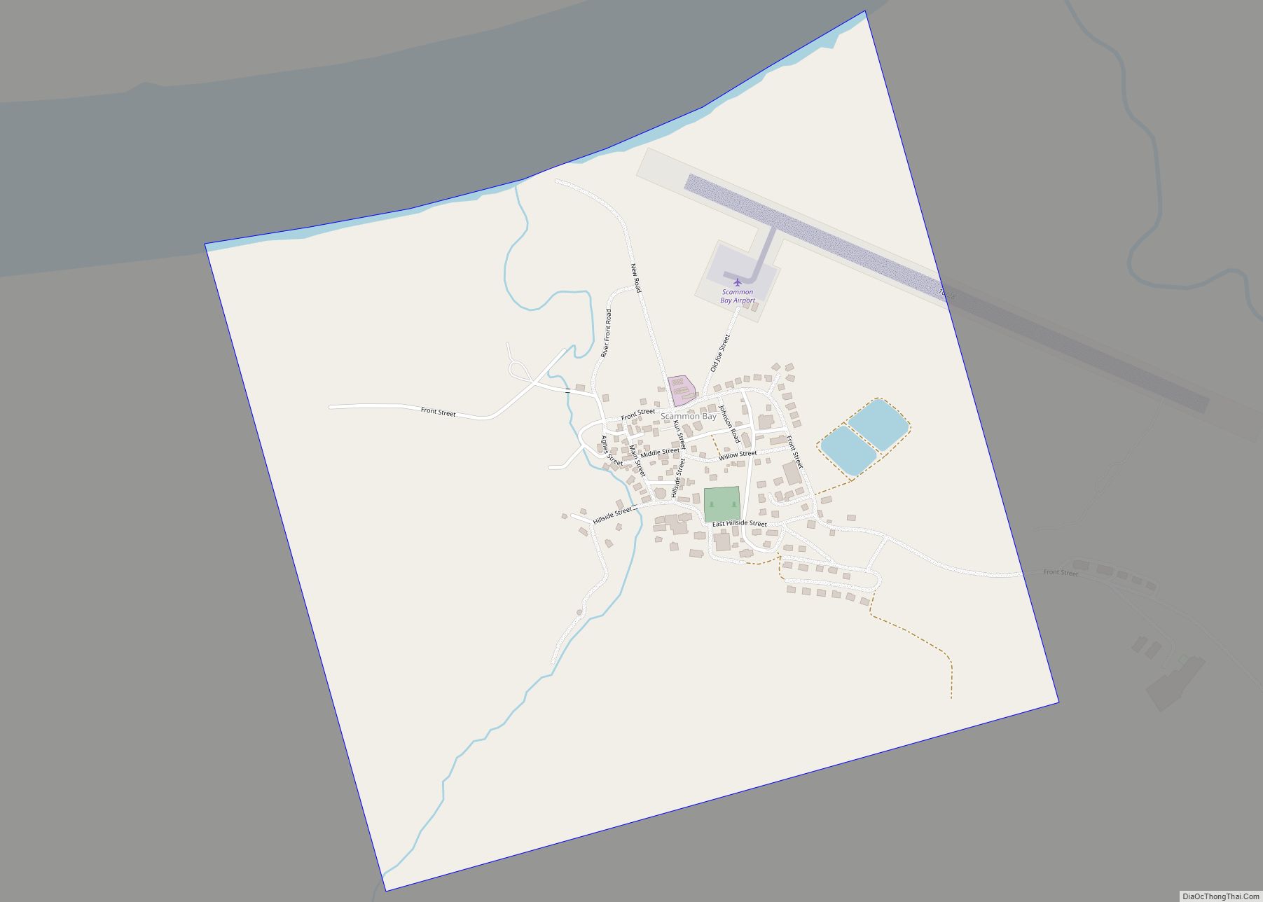 Map of Scammon Bay city