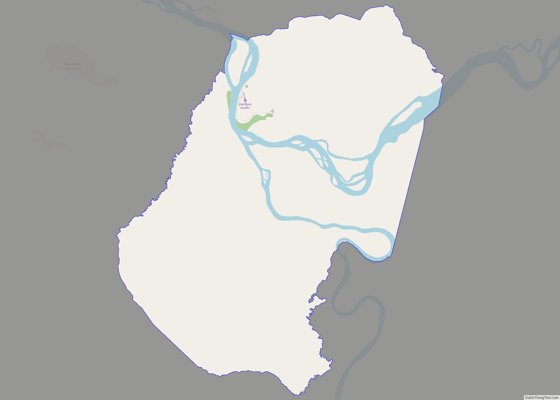 Map of Sleetmute CDP