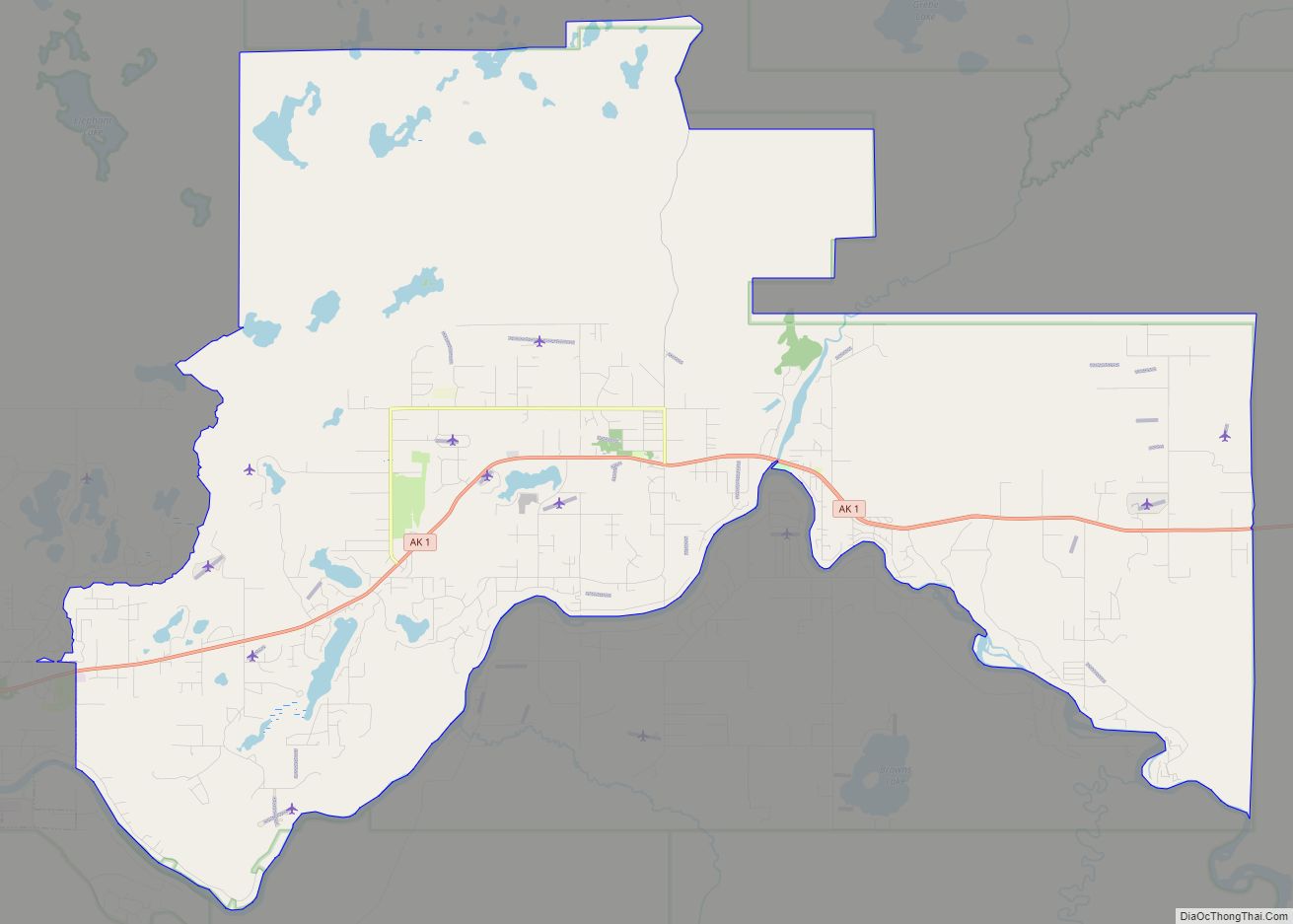 Map of Sterling CDP