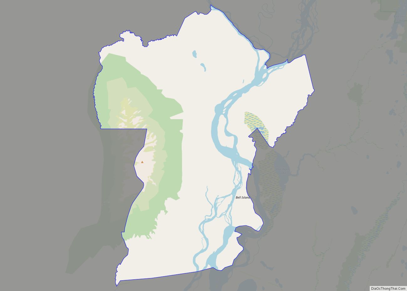 Map of Susitna CDP