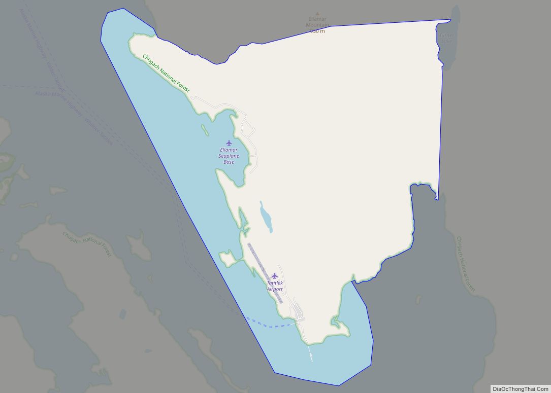 Map of Tatitlek CDP
