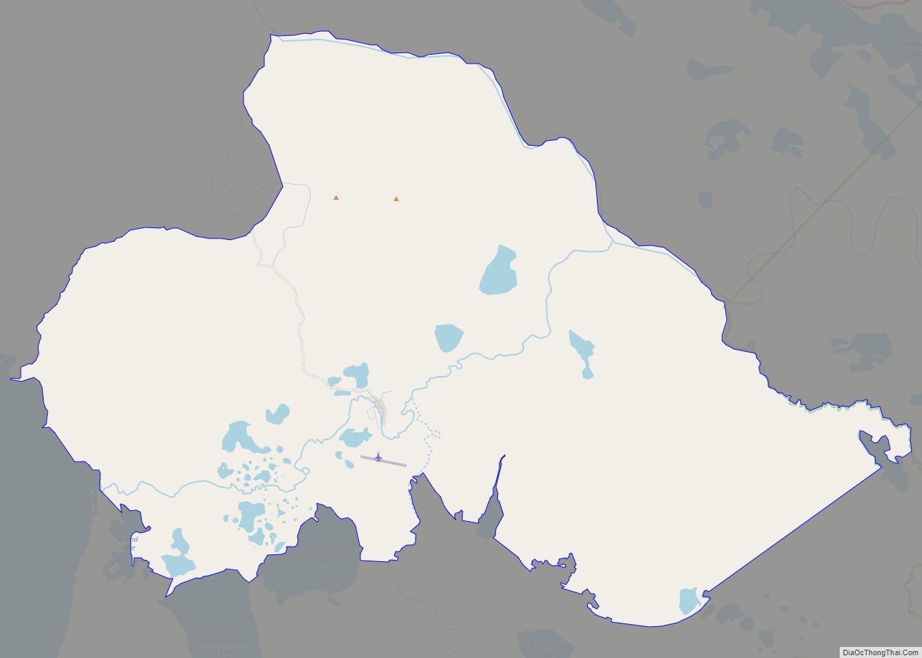 Map of Tetlin CDP