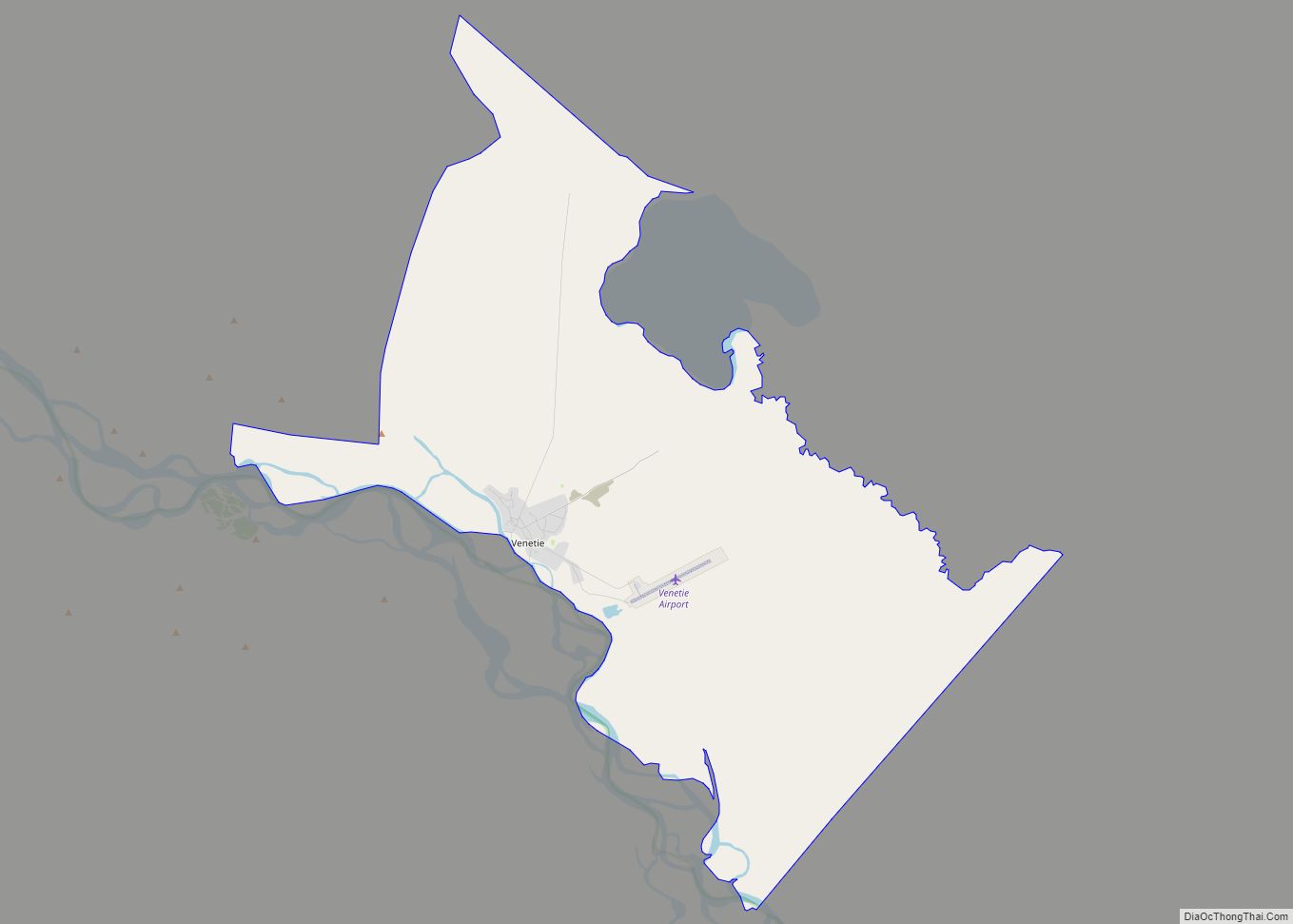 Map of Venetie CDP