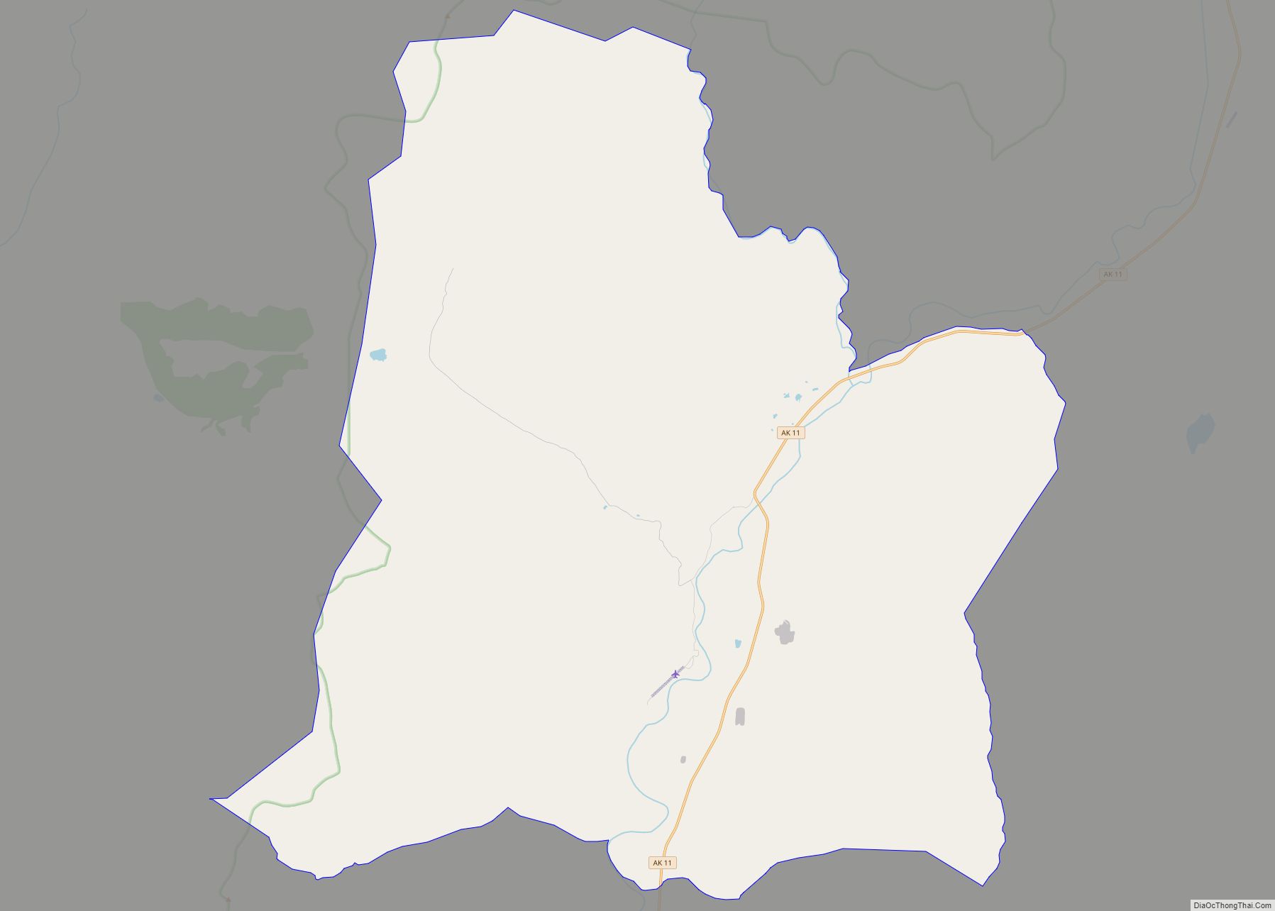 Map of Wiseman CDP