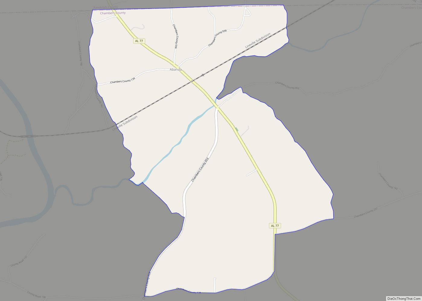 Map of Abanda CDP