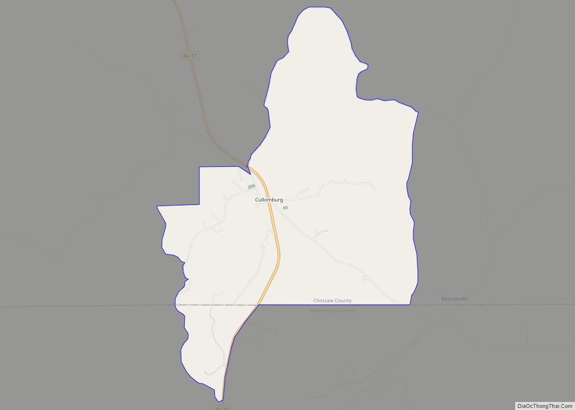 Map of Cullomburg CDP