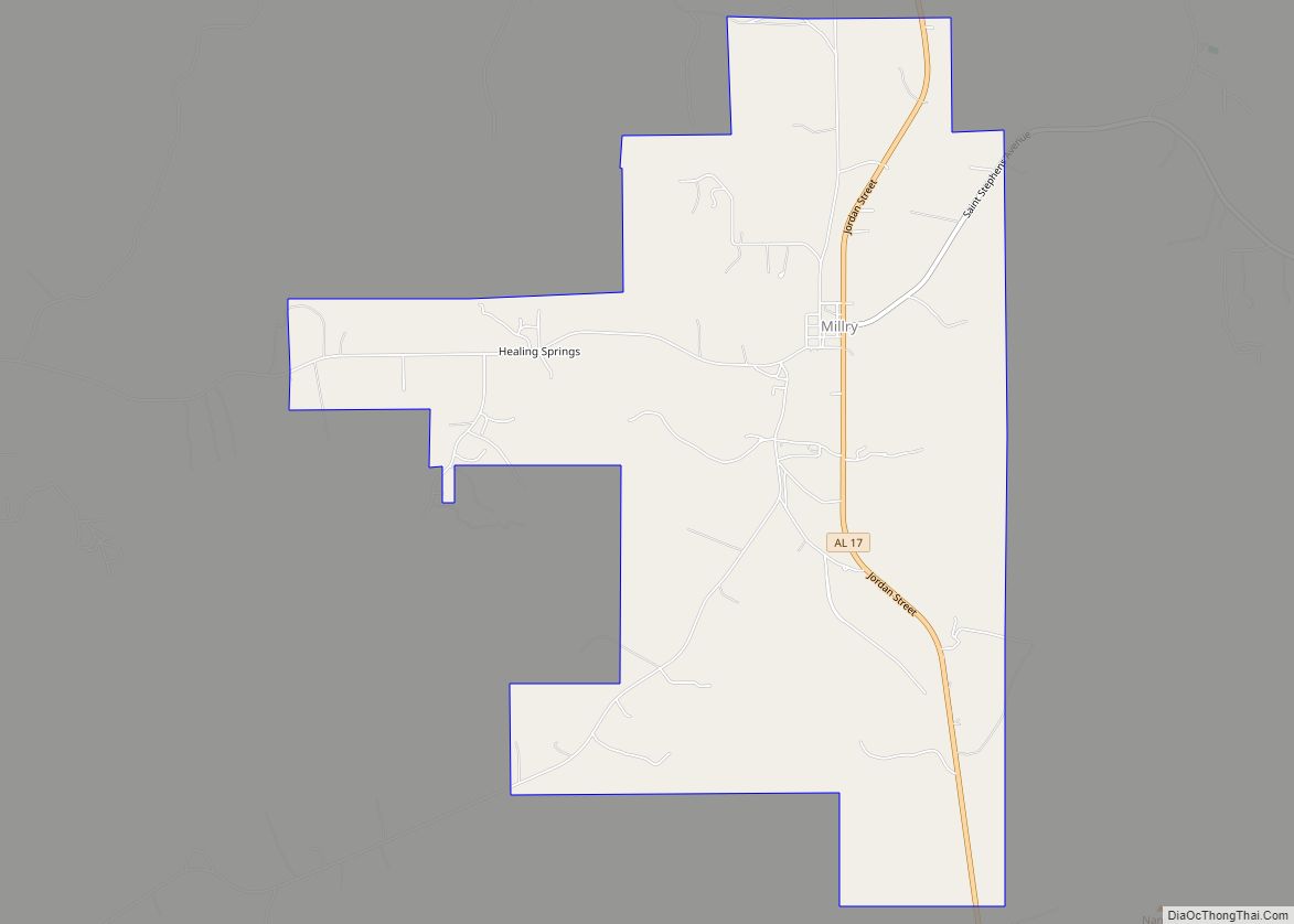 Map of Millry town