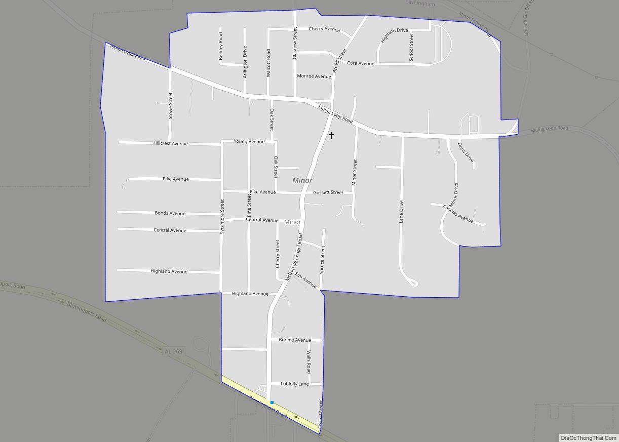 Map of Minor CDP