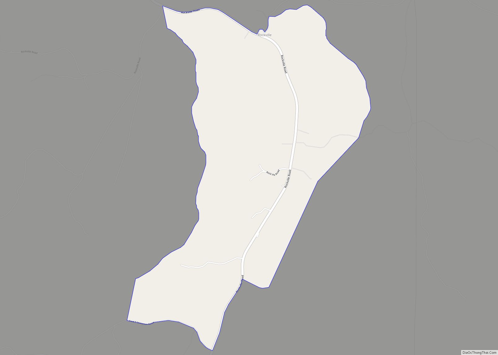 Map of Rockville CDP