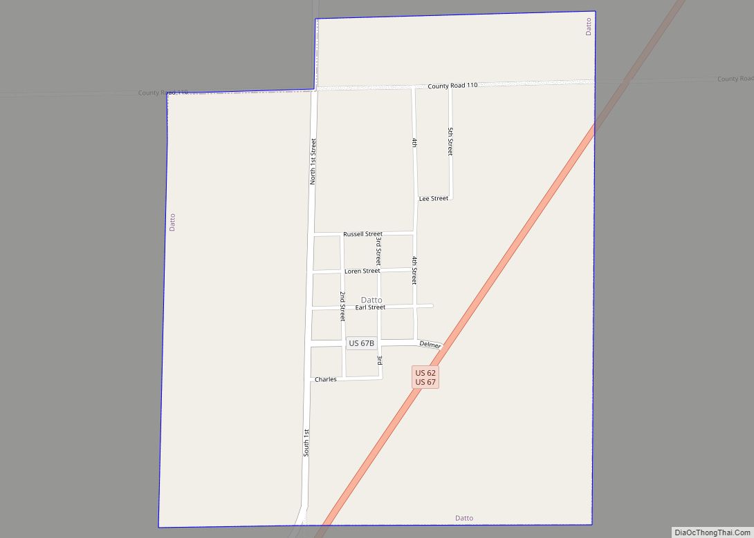 Map of Datto town