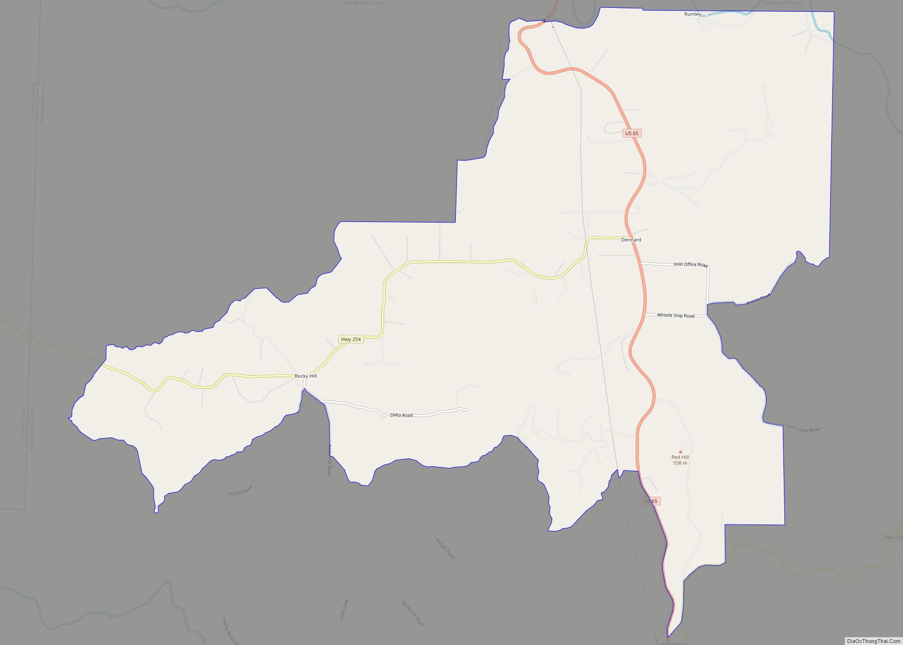 Map of Dennard CDP