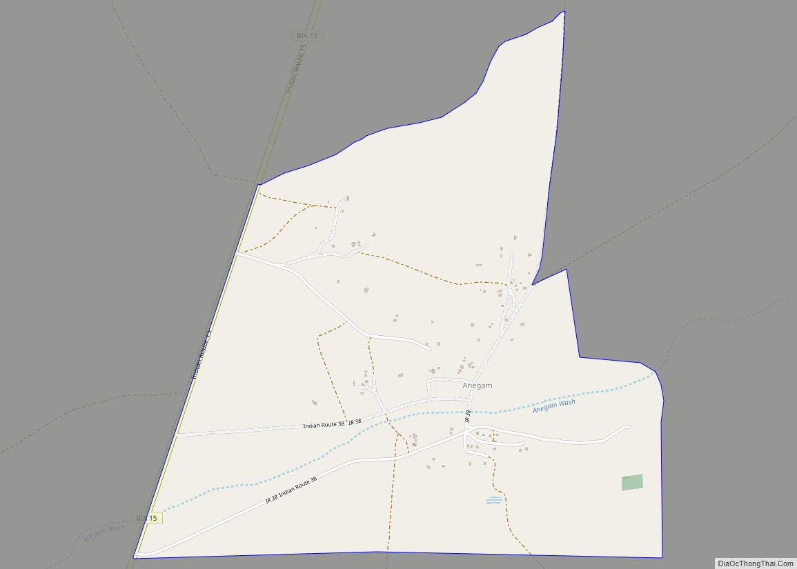 Map of Anegam CDP