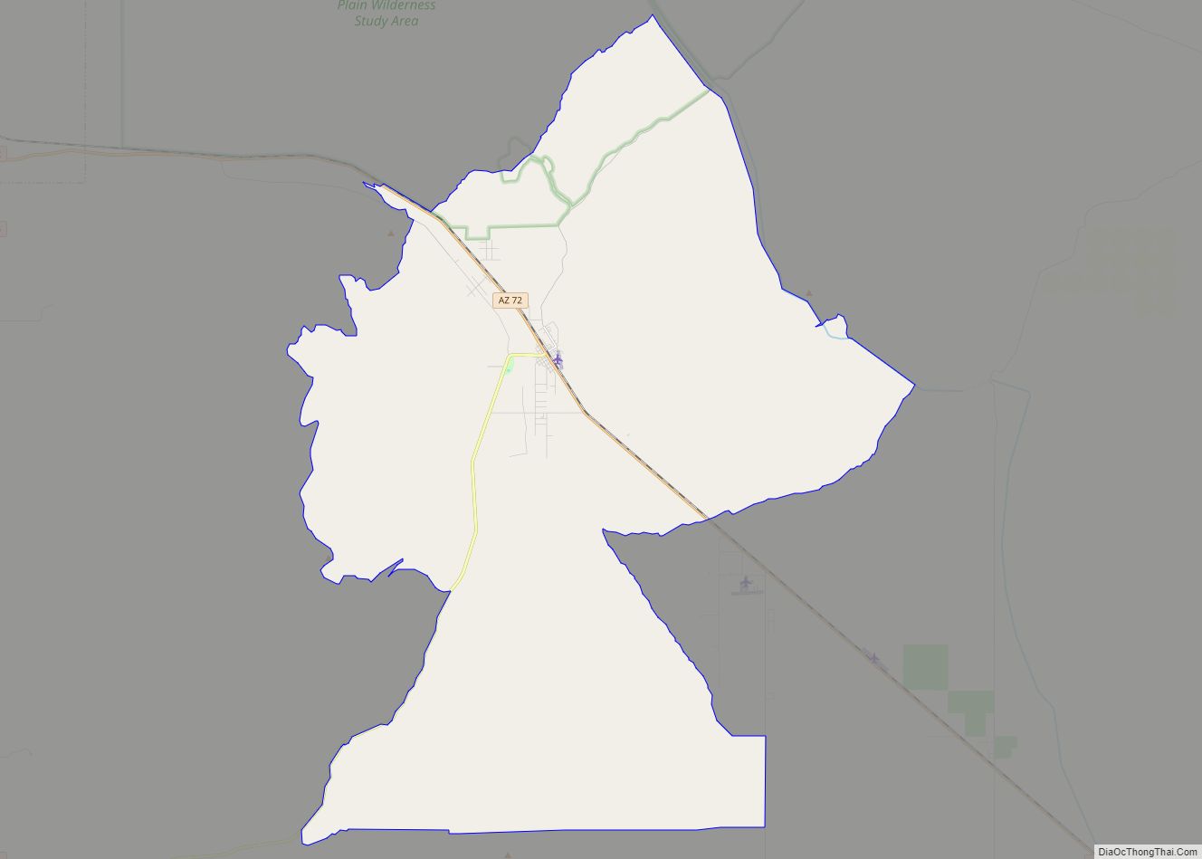 Map of Bouse CDP