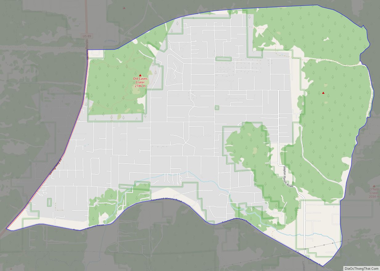 Map of Doney Park CDP