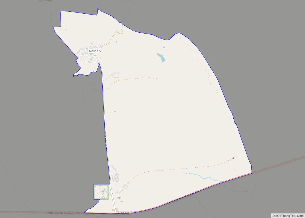 Map of Kaibab CDP