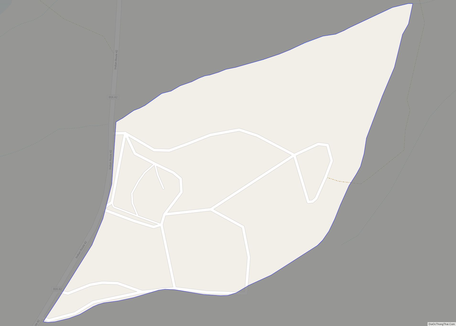 Map of Kohatk CDP