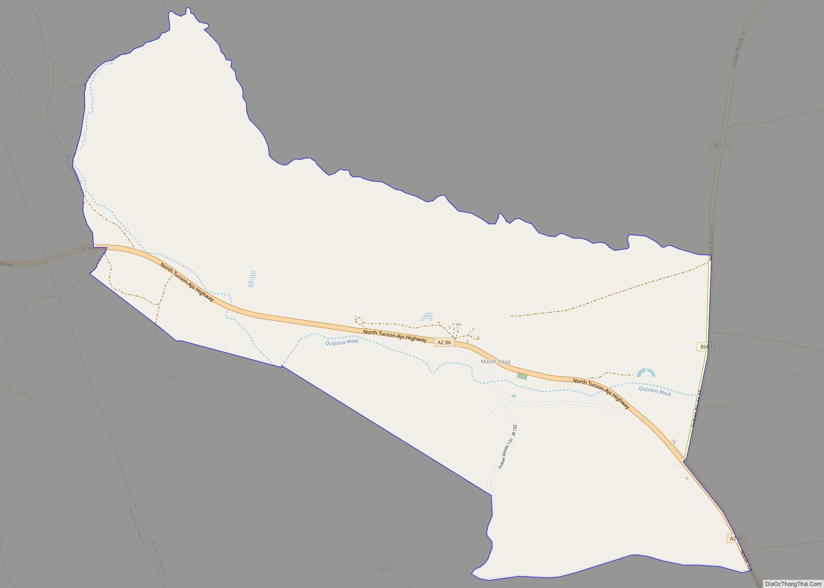 Map of Maish Vaya CDP