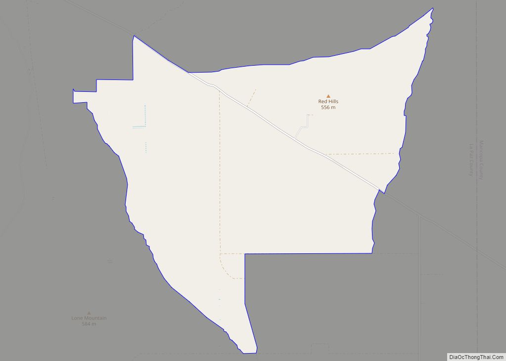 Map of Sunwest CDP