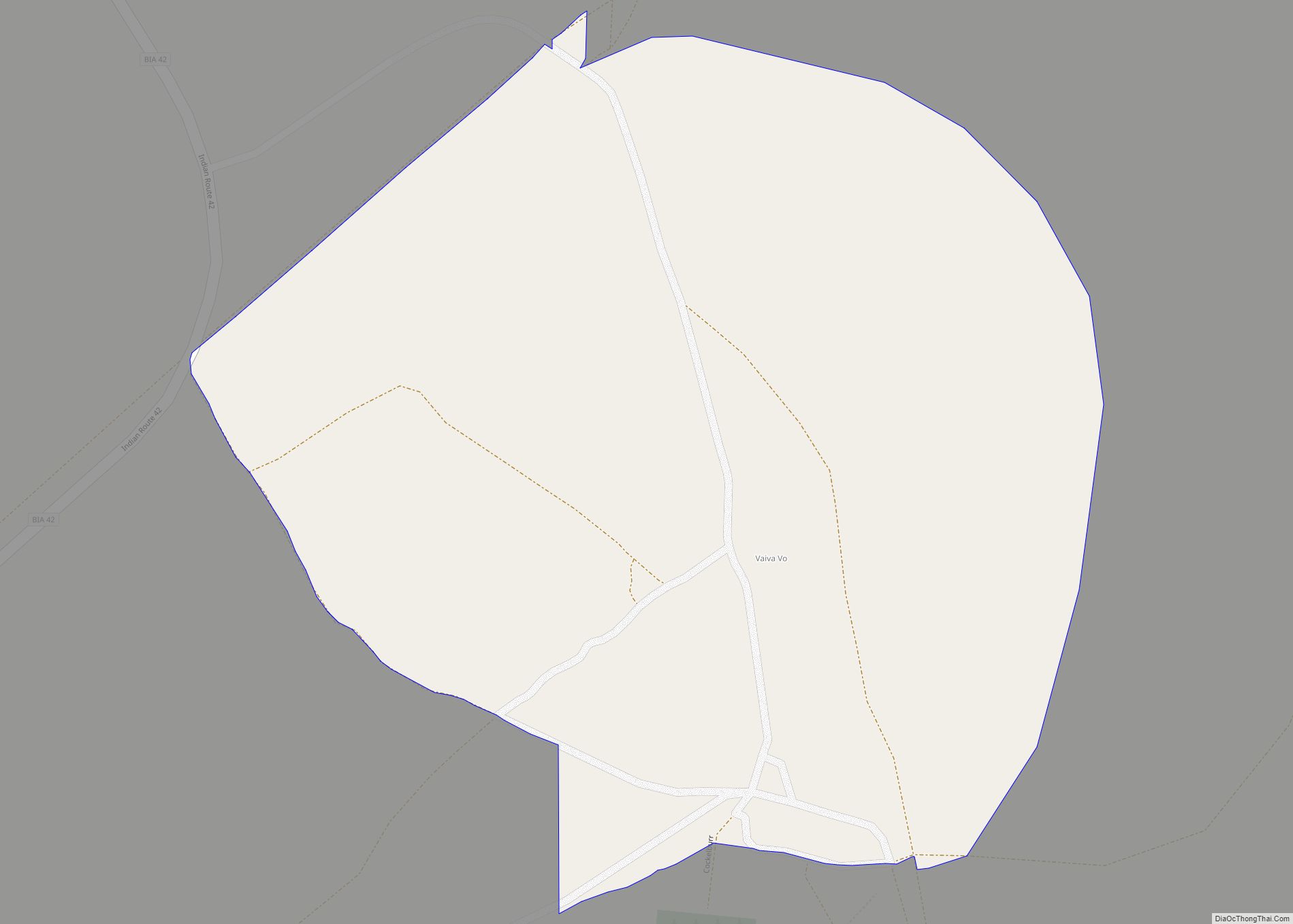 Map of Vaiva Vo CDP