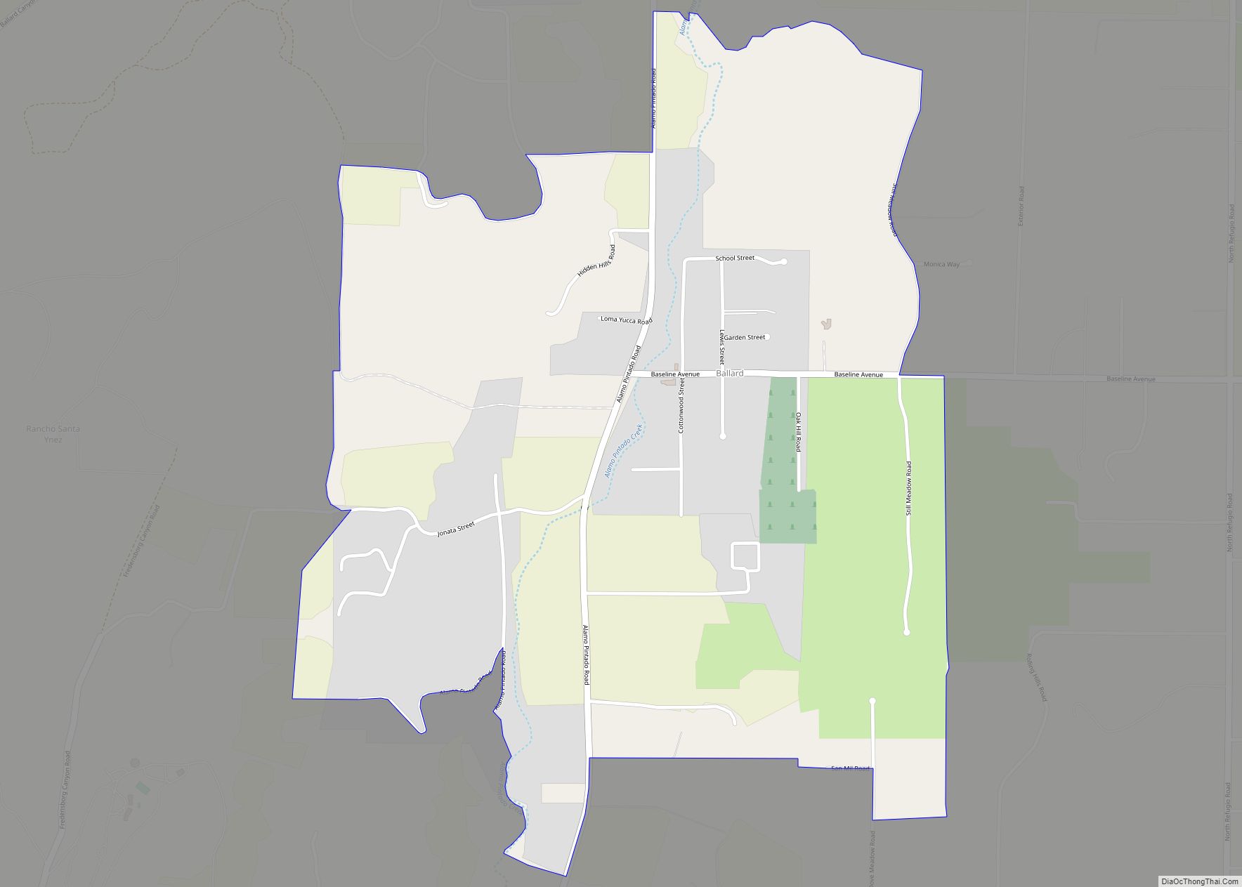 Map of Ballard CDP