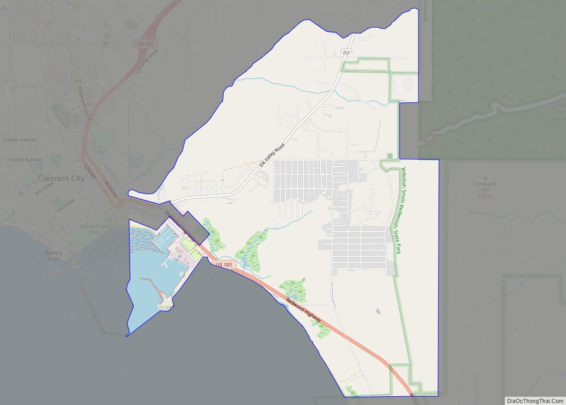 Map of Bertsch-Oceanview CDP