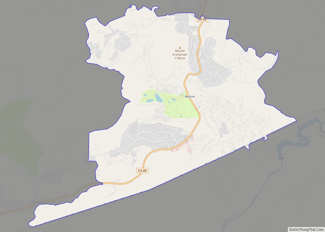 Map of Buckhorn CDP