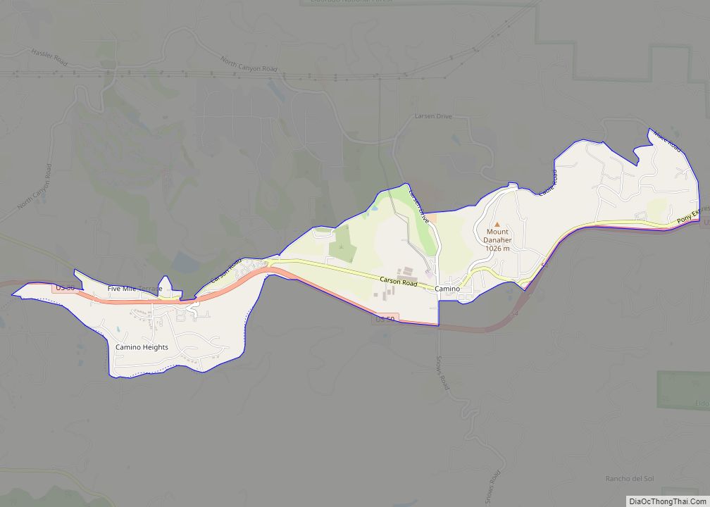 Map of Camino CDP