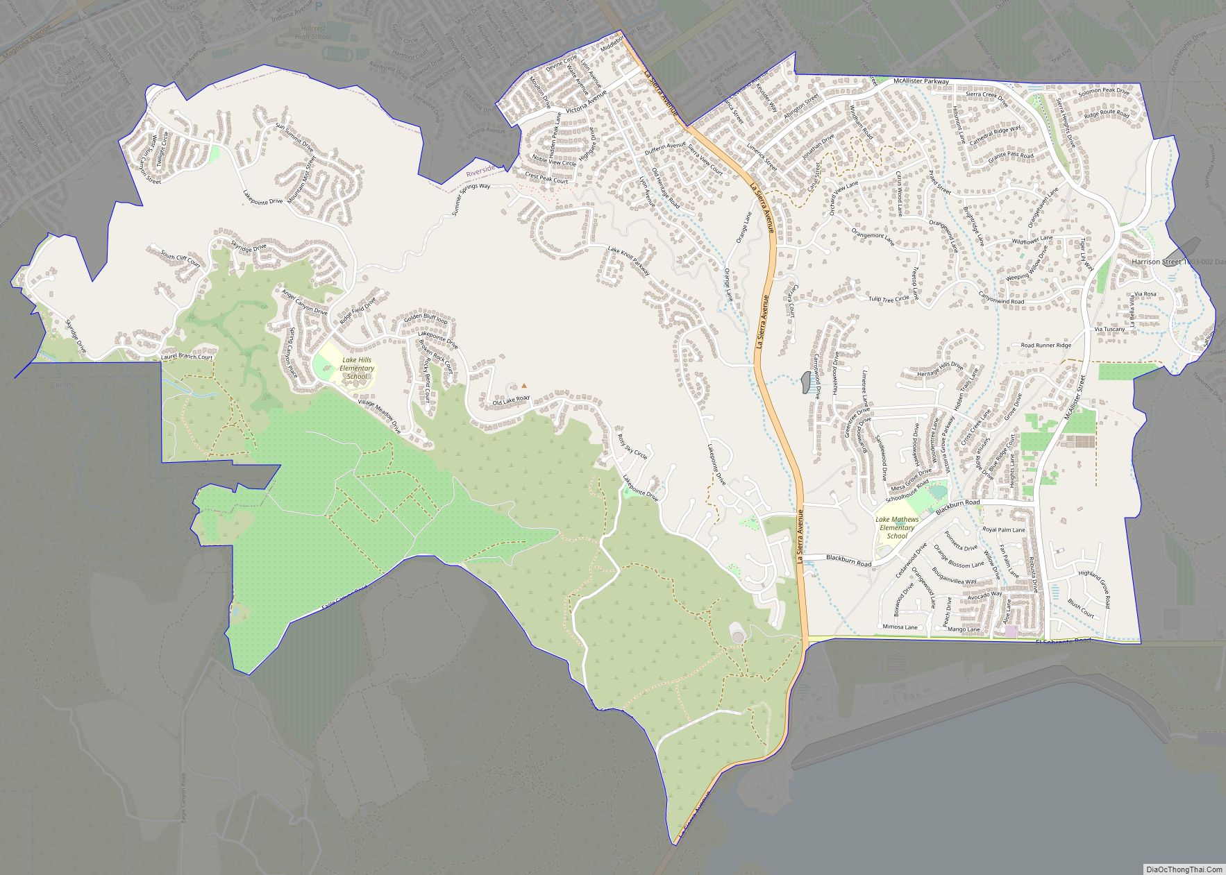 Map of El Sobrante CDP