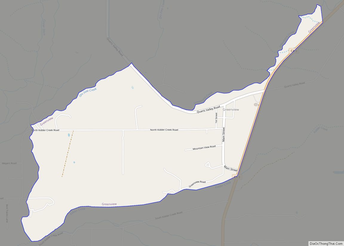 Map of Greenview CDP