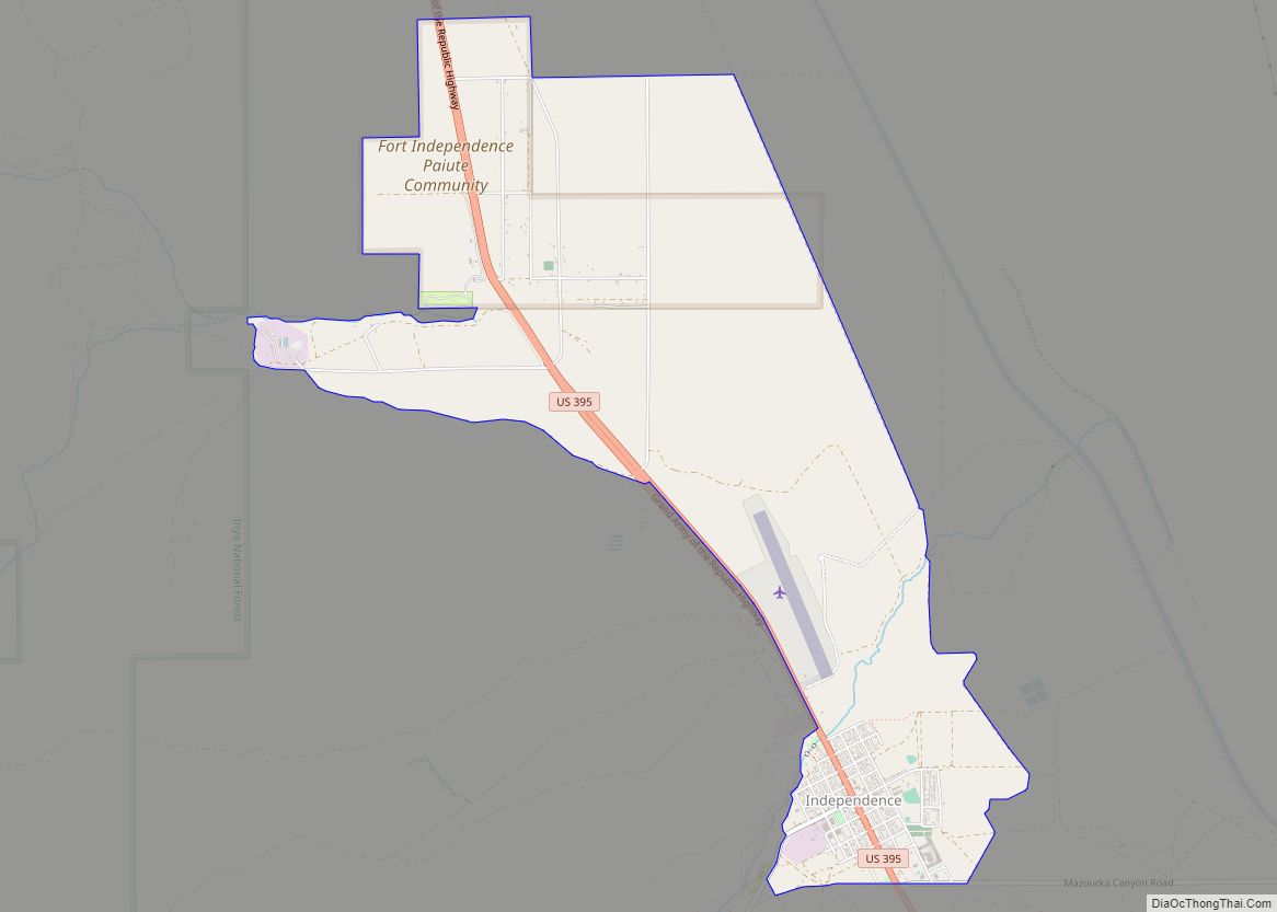 Map of Independence city