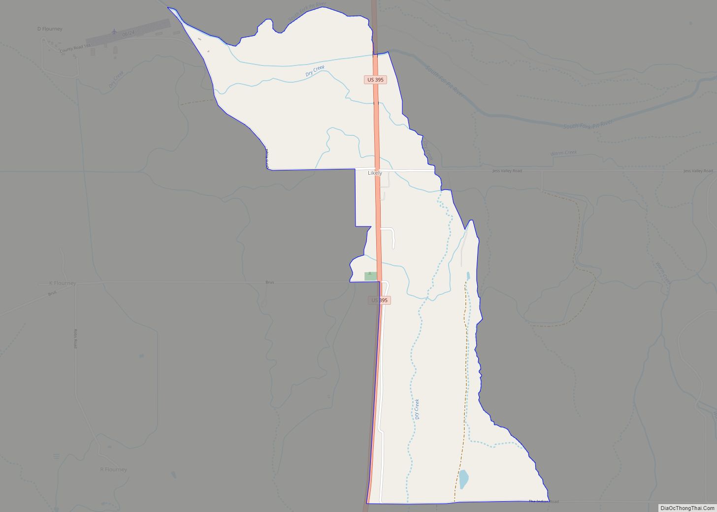 Map of Likely CDP