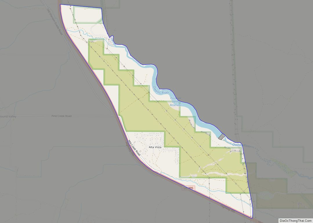 Map of Mesa CDP, California