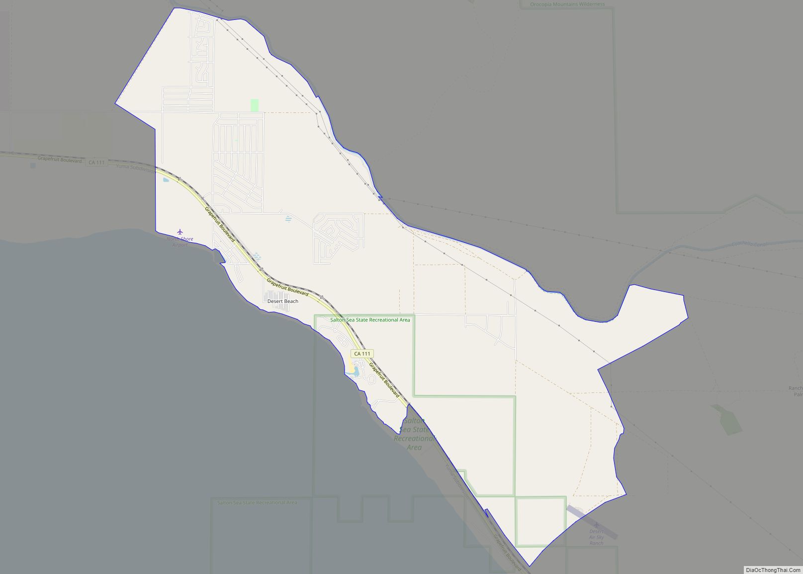 Map of North Shore CDP