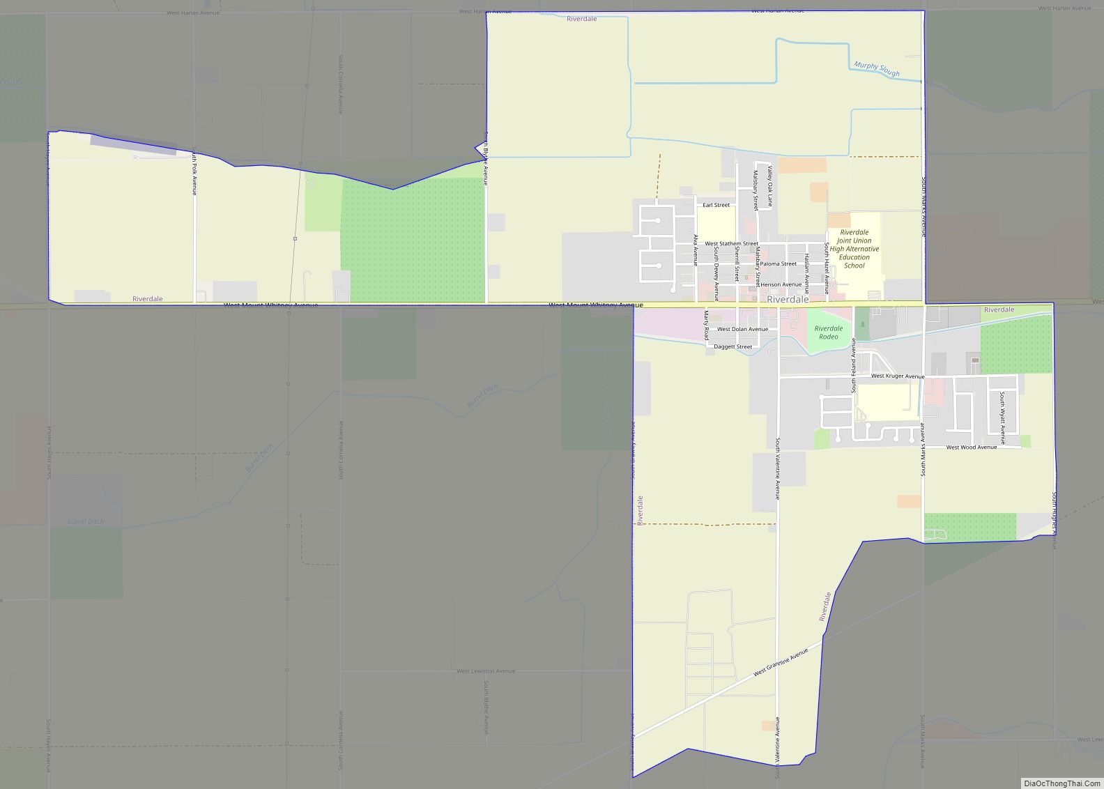 Map of Riverdale CDP