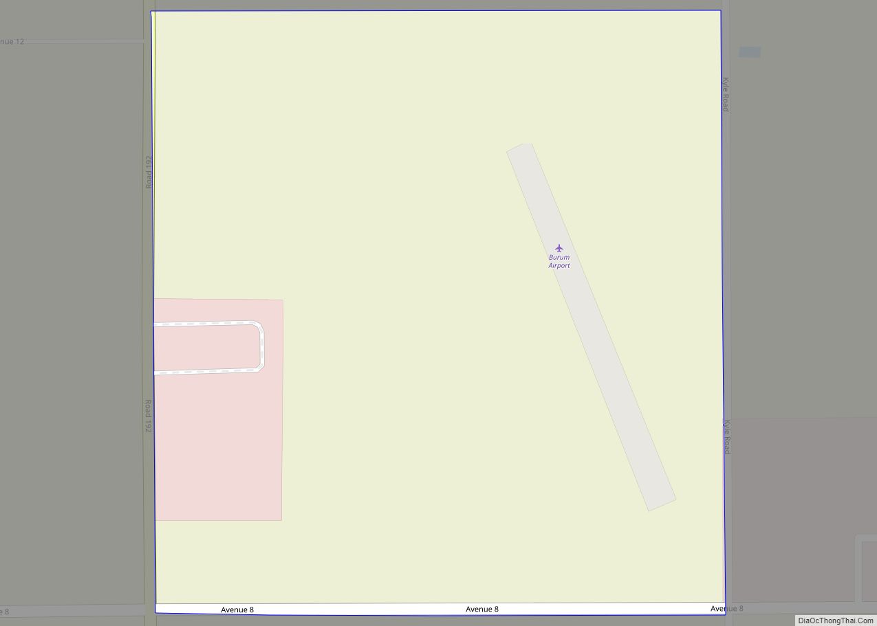 Map of Rodriguez Camp CDP
