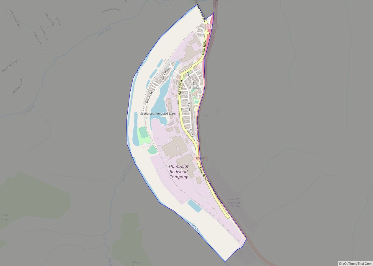 Map of Scotia CDP